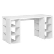 Detailed information about the product Artiss Computer Desk Bookshelf White 150CM