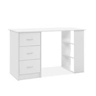 Detailed information about the product Artiss Computer Desk Drawer Shelf Cabinet White 120CM