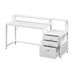 Artiss Computer Desk Home Office Study Table Desks w/Drawers Open Shelf White 160CM. Available at Crazy Sales for $224.95