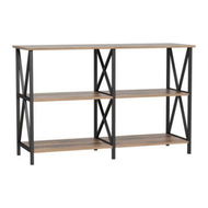 Detailed information about the product Artiss Console Table 120CM 3-tier Walnut Xiah