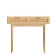 Detailed information about the product Artiss Console Table 2 Rattan Drawers