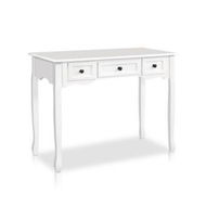 Detailed information about the product Artiss Console Table 3 Drawers White Hamptons