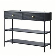 Detailed information about the product Artiss Console Table 3-Tier Black