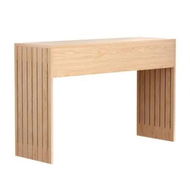 Detailed information about the product Artiss Console Table Hallway Fluted 120CM Pine