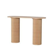 Detailed information about the product Artiss Console Table Oval 115CM Pine Blake