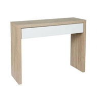 Detailed information about the product Artiss Console Table Storage Drawer Jory White Pine