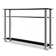 Detailed information about the product Artiss Console Table Tempered Glass Black