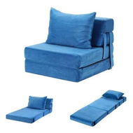 Detailed information about the product Artiss Convertible Folding Sofa Bed Armless Lounger Foam Floor Sofas Futons Couches