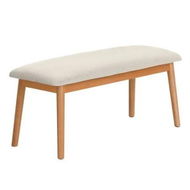 Detailed information about the product Artiss Dining Bench Upholstery Seat Wooden Chair 106cm