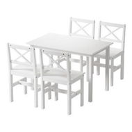 Detailed information about the product Artiss Dining Chairs and Table Dining Set 4 Cafe Chairs Set Of 5 4 Seater White