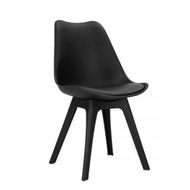 Detailed information about the product Artiss Dining Chairs Set of 4 Leather Plastic DSW Replica Black