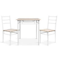 Detailed information about the product Artiss Dining Table And Chairs Set fo 3 Oak