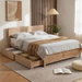 Artiss Double Bed Frame with 2 Drawers Bedroom Furniture. Available at Crazy Sales for $319.95