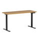 Artiss Electric Standing Desk 140cm Adjustable Height Motorised Home Office Desk Oak Black. Available at Crazy Sales for $289.95