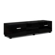 Detailed information about the product Artiss Entertainment Unit TV Cabinet 140cm Black Jim