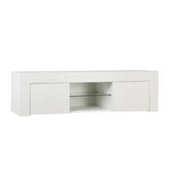 Detailed information about the product Artiss Entertainment Unit TV Cabinet LED 130cm White Angus