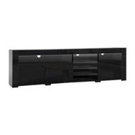 Detailed information about the product Artiss Entertainment Unit TV Cabinet LED 180cm Black Bobi