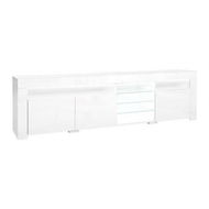 Detailed information about the product Artiss Entertainment Unit TV Cabinet LED 180cm White Bobi