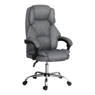 Detailed information about the product Artiss Executive Office Chair Fabric Recliner Grey