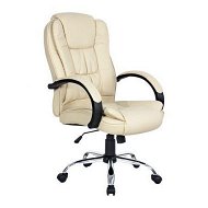 Detailed information about the product Artiss Executive Office Chair Leather Tilt Beige