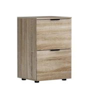 Detailed information about the product Artiss Filing Cabinet Files Storage Office Shelves File Organiser Oak 2 Drawer