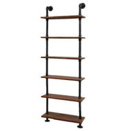 Detailed information about the product Artiss Floating DIY Pipe Shelf 6 Tiers - IDA