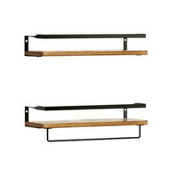 Detailed information about the product Artiss Floating Wall Shelf Set of 2