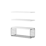Detailed information about the product Artiss Floating Wall Shelf Set of 3 White