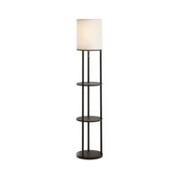 Detailed information about the product Artiss Floor Lamp 3 Tier Shelf Storage LED Light Stand Home Room Vintage Round