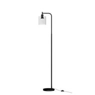 Detailed information about the product Artiss Floor Lamp Light Stand Modern Home Living Room Office Reading Glass Shade Black