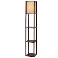 Detailed information about the product Artiss Floor Lamp Vintage Reding Light Stand Wood Shelf Storage Organizer Home