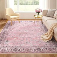 Detailed information about the product Artiss Floor Rug 200X290cm Large Washable Area Rug Vintage Living Room Carpet