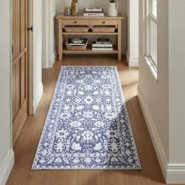 Artiss Hallway Runner Rug 80x180cm Soft Velvet Washable Modern Kitchen Mat