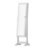 Detailed information about the product Artiss Jewellery Cabinet Mirror Free Standing