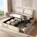 Artiss King Bed Frame Gas Lift Storage 3 Drawers Adjustable Headboard Platform Base. Available at Crazy Sales for $519.95
