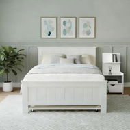 Detailed information about the product Artiss King Single Bed Frame and Bedside Table White