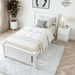 Artiss King Single Bed Frame and Bedside Table. Available at Crazy Sales for $229.95