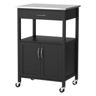 Detailed information about the product Artiss Kitchen Island Trolley Rolling Serving Cart Storage Drawer Cupboard 60cm