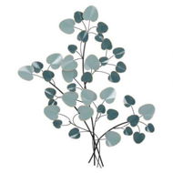 Detailed information about the product Artiss Metal Wall Art Hanging Sculpture Home Decor Leaf Tree of Life Blue