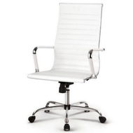 Detailed information about the product Artiss Office Chair Conference Chairs PU Leather High Back White