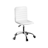 Detailed information about the product Artiss Office Chair Conference Chairs PU Leather Low Back White