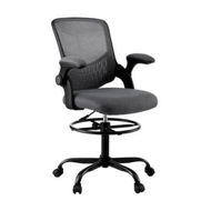 Detailed information about the product Artiss Office Chair Drafting Chairs Stool Computer Desk Studios Mesh Grey