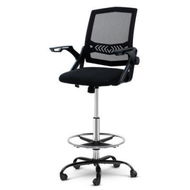 Detailed information about the product Artiss Office Chair Drafting Stool Mesh Chairs Black