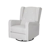 Detailed information about the product Artiss Recliner Armchair 360Â° Swivel Grey Fabric