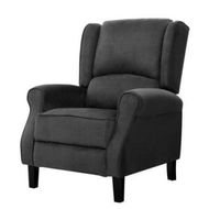 Detailed information about the product Artiss Recliner Chair Adjustable Sofa Lounge Soft Suede Armchair Couch Charcoal