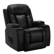 Detailed information about the product Artiss Recliner Chair Electric Heated Massage Chairs Faux Leather Cabin