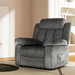Artiss Recliner Chair Electric Massage Chair Velvet Lounge Sofa Heated Grey. Available at Crazy Sales for $499.95