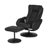 Detailed information about the product Artiss Recliner Chair Ottoman Heated Massage Black