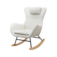 Detailed information about the product Artiss Rocking Chair Armchair Pillow Boucle White