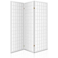 Detailed information about the product Artiss Room Divider Screen Wood Timber Dividers Fold Stand Wide White 3 Panel